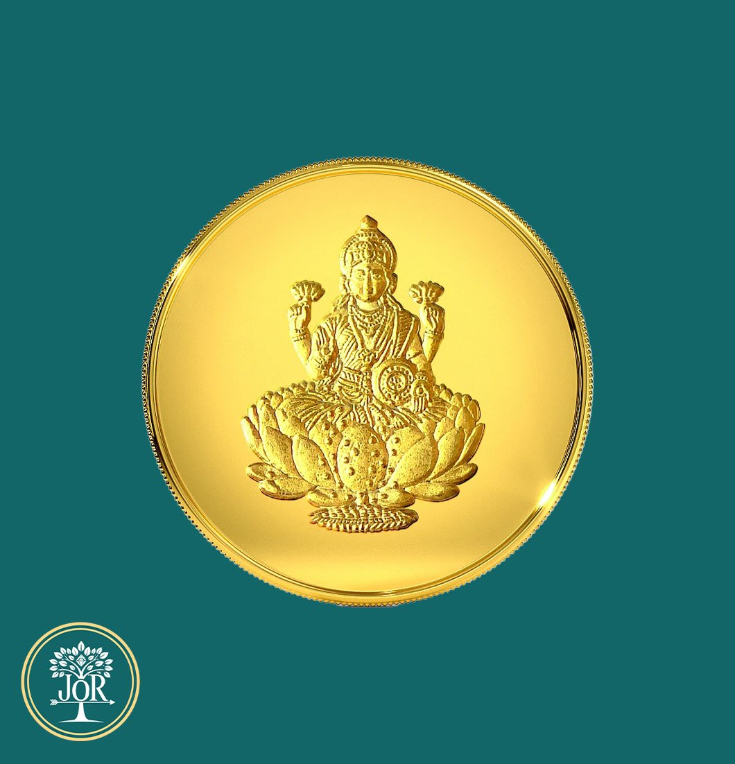 Goddess Lakshmi 24K Gold Offering Coin